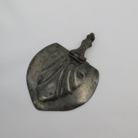 Antique Brownfield Staffordshire Salt Glaze Pottery Jug Hudson Pattern Blue FLAW - Picture 9 of 13